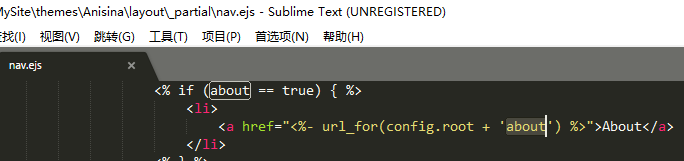 图1 改导航栏生成路径代码